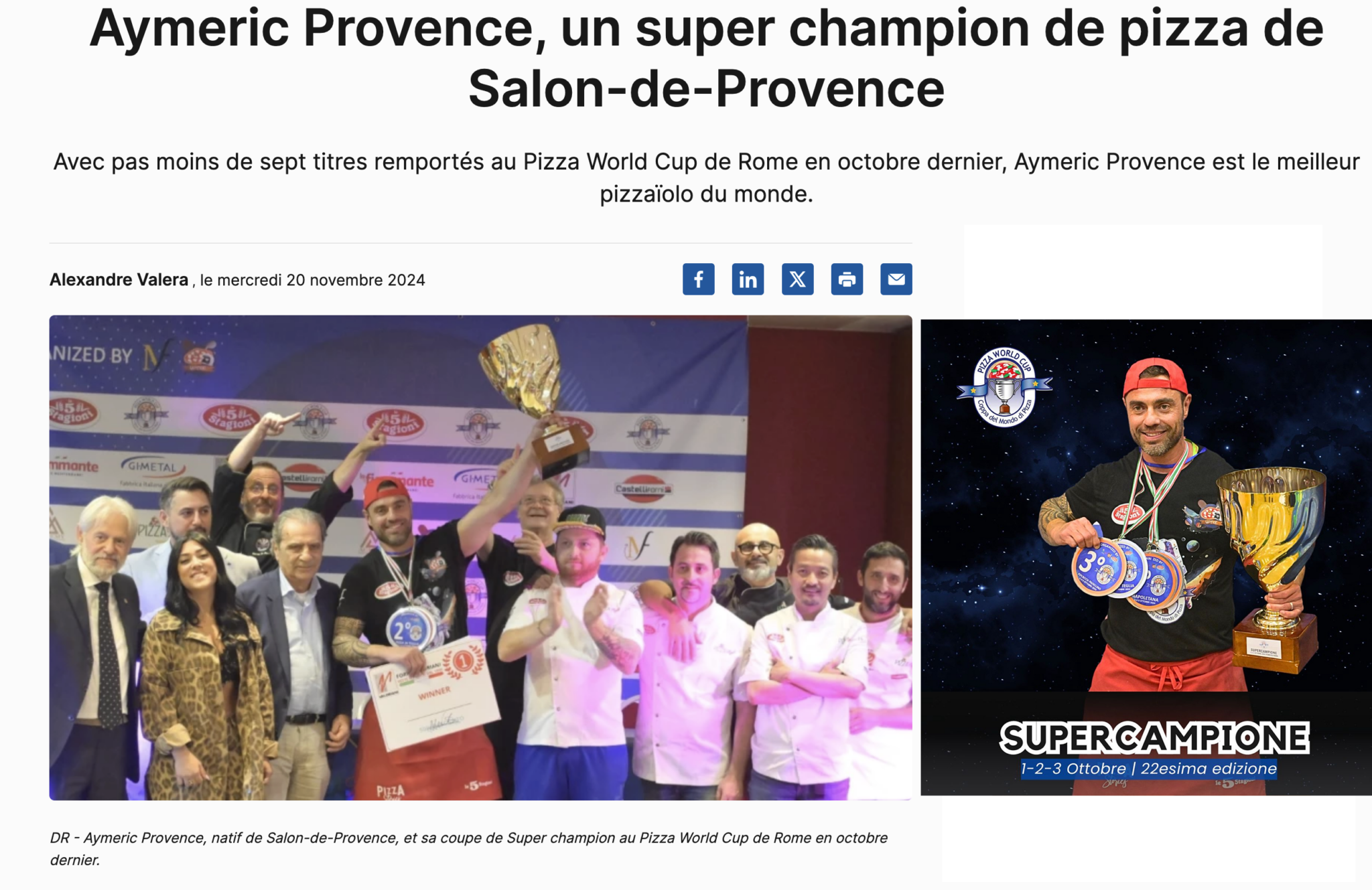 école de pizzaiolo avec le champion du monde de la pizza 2024 